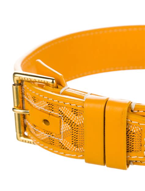 goyard franklin collar price|real real goyard dog collars.